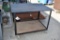 Metal Table With Wheels, 40