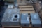 4 Electrical Knife Switch Boxes And 1 Fuse Box and 1 Electrical Box