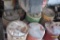 Barrel and Pump - Contents Unknown and Misc. 5 Gal Pails, Gas Can and Plastic Container