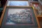 2 Framed Prints and Framed Mirror 19