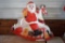 Light-up Santa on Rocking Horse Approx. 32