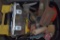 Box of painting and wall repair supplies