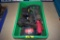 Assorted leather working tools, pliers and assorted tools