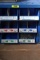 6 Drawer Bolt Bin with Contents