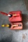 2 plastic gas cans