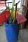 Assortment of Yard Tools (Barrel Not Included)