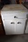 Wood Cabinet, 2 Doors, 1 Drawer, Approx. 36