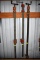 Set of 3 Pipe Clamps, Approx. 35