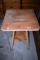 Spool Legged Corner Table, Approx. 30' Tall x 20