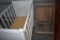 Vintage Crib And Folding Chair, Crib Approx. 36