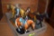 3 Western Horse Figurines