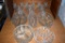 Box of Clear Glass Items, Including Candle Holders and Dishes