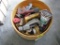 Pail of Plumbing Tools and Parts