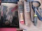 Assortment of Tools Including Wire Brushes, Rubber Mallet, Crescent Wrench, Oil Filter Wrench