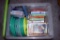 Tote of Cookie Containers, Books and Lightbulbs