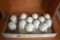 2 Sets of Apilco Porcelain From France, Pot deCreme Includes 12 Cups and Lids and 2 Trays