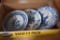3 Piece Delft China and 1 Tile