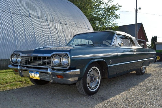 1964 Chevy Impala SS, Convertible, 409 V8, Runs & Drives, 2 Door, Restored, New Tires, Auto, Power