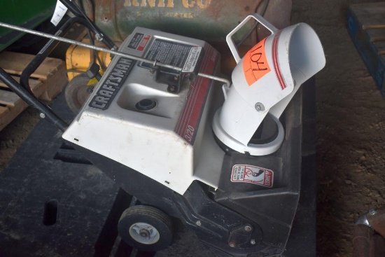 Craftsman Snowblower, Electric Start