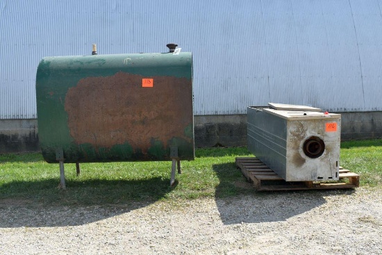 Coleman Fuel Oil Furnace With 260 Gal. Fuel Tank, Worked Fine When Removed