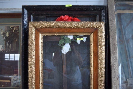 2 Antique Frames: 28.5"x25" and 24.5"x21"