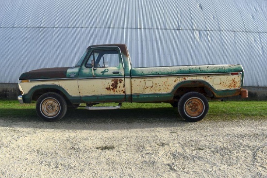 1978 Ford F150, Lariat Pkg., Runs & Drives, 4x4, Single Cab, 8' Box, Auto, 429 Engine Not Original