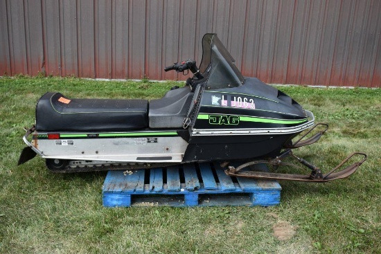 Arctic Cat Jag, 500cc Engine Installed, 4021 Miles, Engine Free, VIN:9024026, Mfg Date 1978