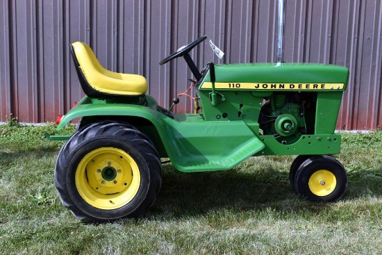 John Deere 110, Runs & Drives, Customized, NF, K18T5 Kohler Engine, 4020 Scale Model, Lug Tires