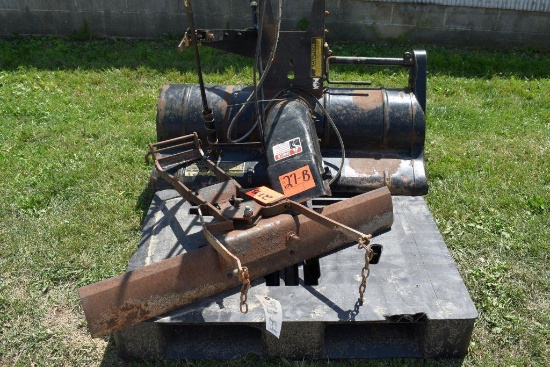 Simplicity Snowblower Attachment and Front Blade