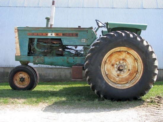 Oliver 1650, Runs & Drives, Gas, NF, All New Tires, 18.4x34 Tires, 3 Pt., 2 Hyd., 540 PTO, 2774