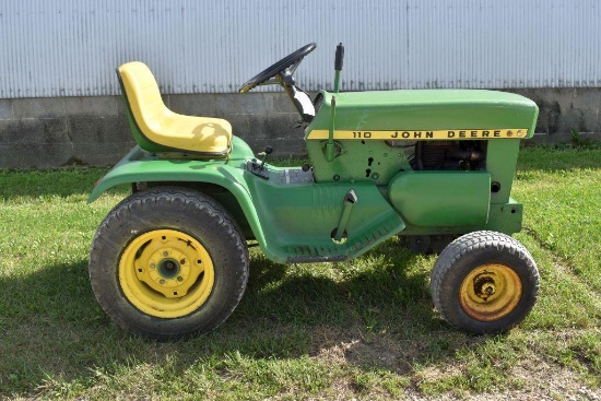 John Deere 110, Kohler Engine K181, Runs and Drives, No Mower Deck
