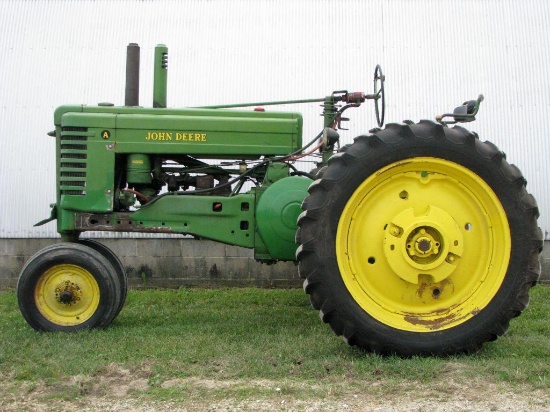 John Deere A, Char-Lynn Power Steering, 540 PTO, All New Tires, 12.4x33, Rear Wheel Weights,