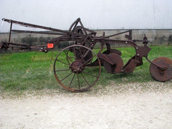 Pull Type 2-14s Bottom Plow On Steel