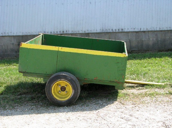 Wooden Lawn Cart, Shop Built