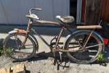 Vintage Boys Bike With Gas Tank and Luggage Rack
