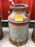 Antique Milk Can 10 Gal. With Lid