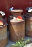 Antique Milk Can 10 Gal. With Lid