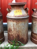 Antique Milk Can 10 Gal. With Lid