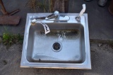 Stainless Single Sink With Faucet