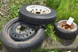 3 Tires Total Including 1 Tire 4.80-12, 1 Tire 125-70-15, 1 Tire 3x5-6
