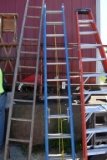 17' Keller Brand Blue Extension Ladder, 225# Rating