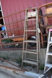 6' Werner Brand Wooden Step Ladder