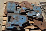 8 Ford 100# Suitcase Weights