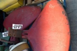 Pair of Farmall Clam Shell Fenders With Mounting Brackets
