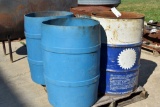 4 Barrels Including 2 Plastic and 2 Steel