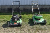 2 Push mowers Including 1 Lawnboy, Engine Free, 6.5 Torque, 149CC With Kohler Engine With