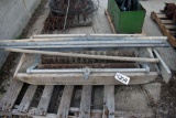 Cement Tools Including Bull Float and Roller With Handles