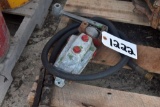 Short Hydraulic Hose With Pioneer Female End And Hydraulic Control Valve