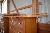 Oak Spindle Shelf, 43
