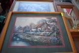 2 Framed Prints and Framed Mirror 19
